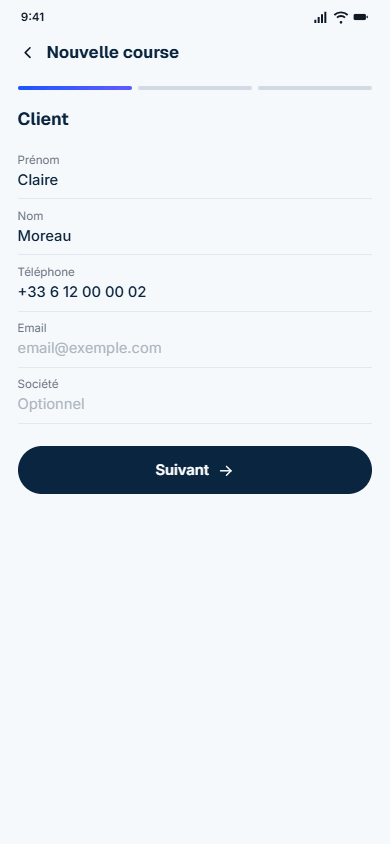 Création d'une course guidée en 3 étapes